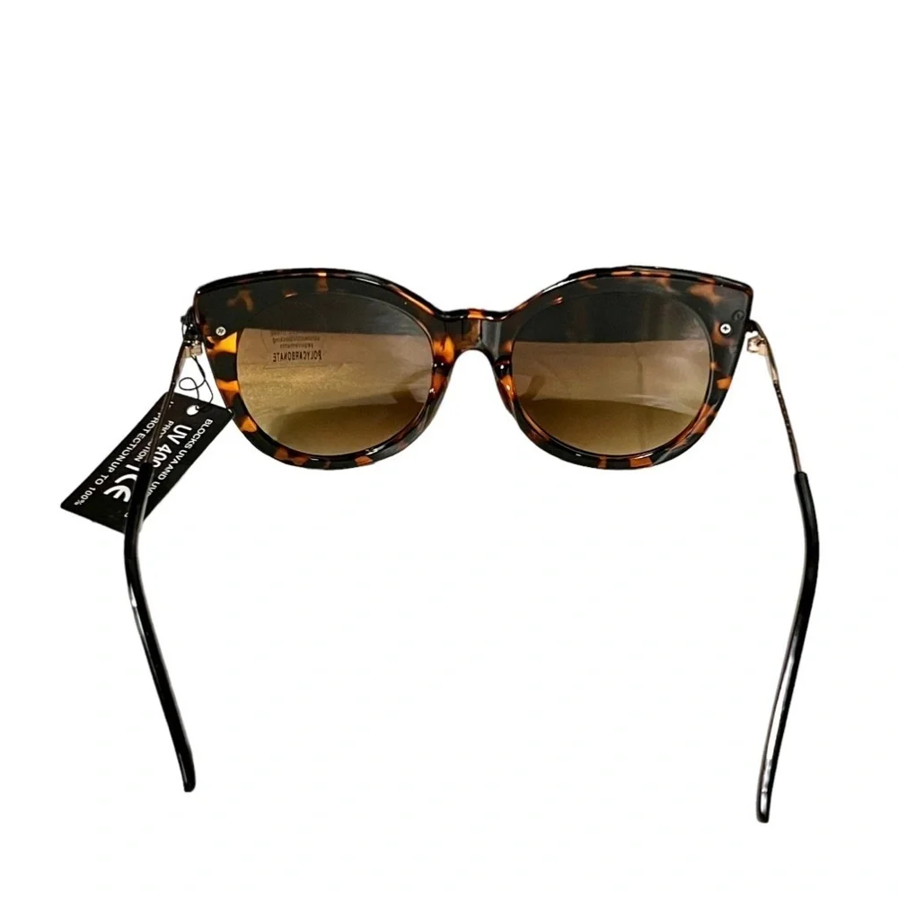 Tortoiseshell Cat’s Eye Fashion Sunglasses UVA/UVB Protection